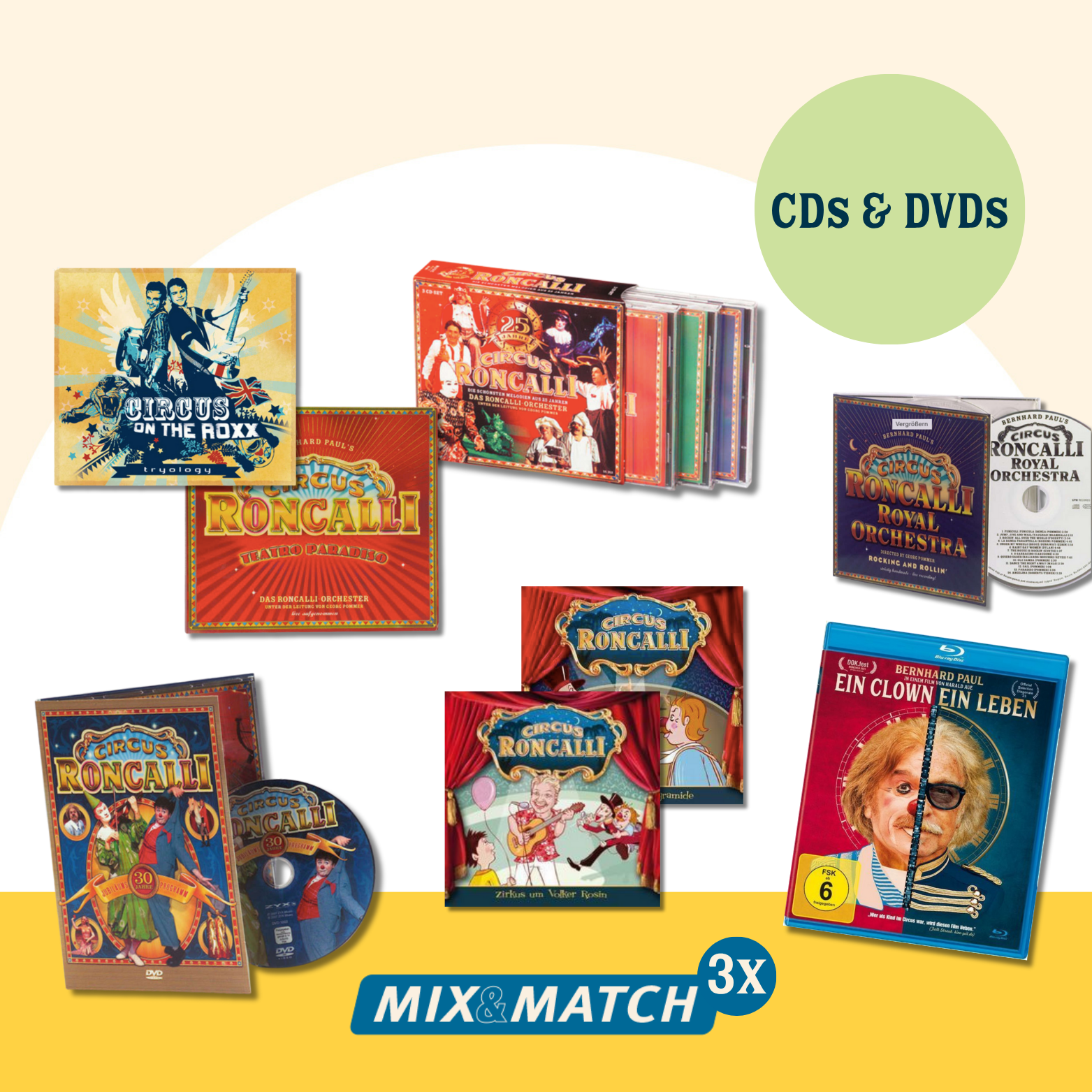 Mix & Match: CDs & DVDs