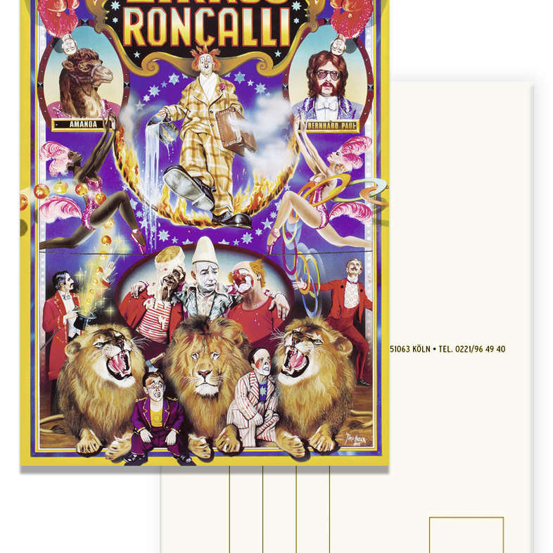 Postcard: Roncalli poster 1975