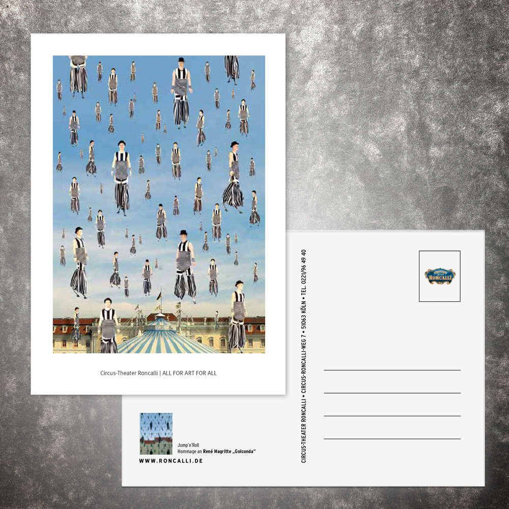 Kunstpostkarte 2/10 "All for Art for All"
