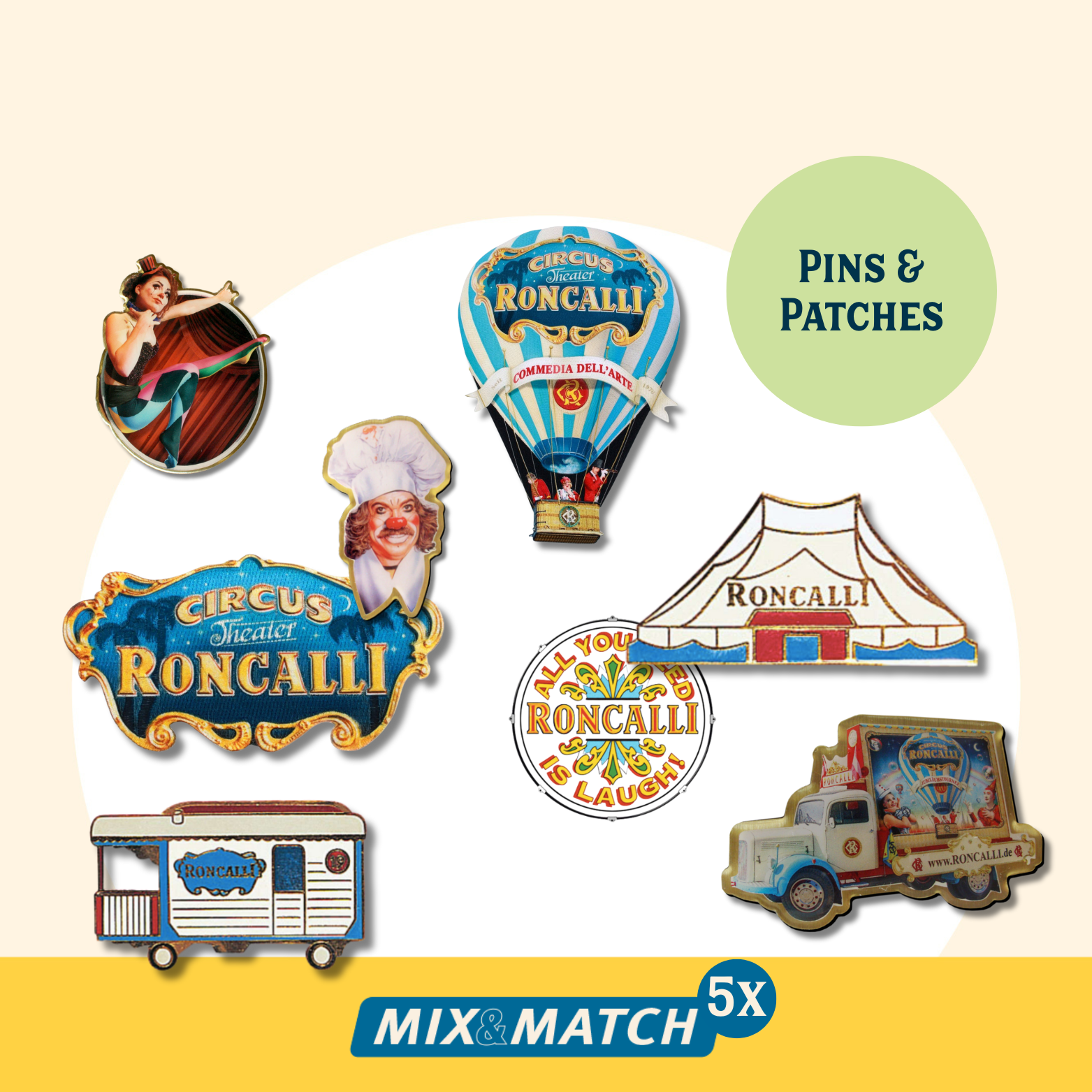 Mix & Match: Pins & Patches