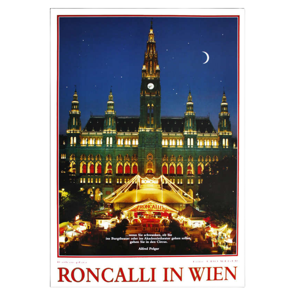 Roncalli Poster Wien Rathausplatz 60×85 cm Circus Roncalli GmbH