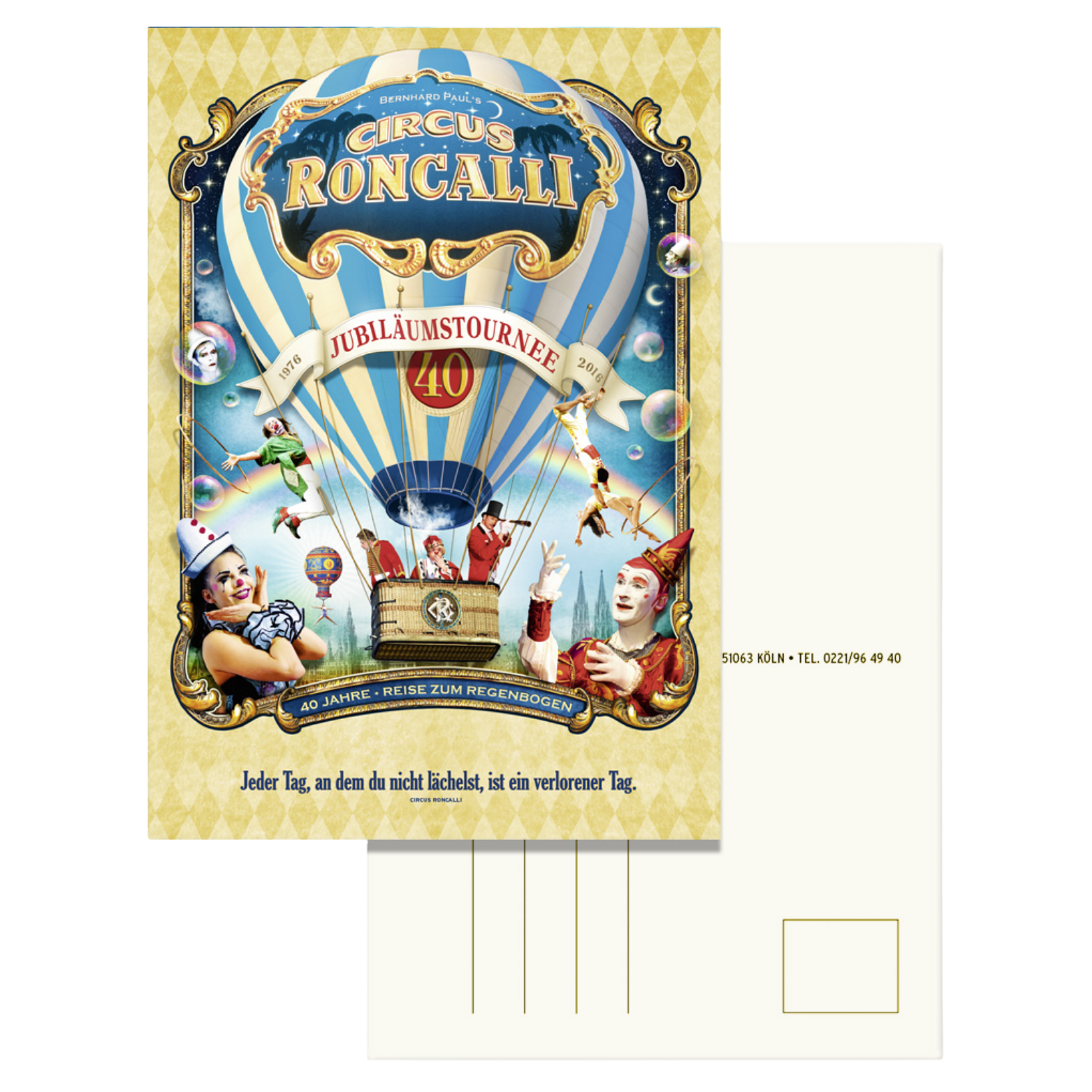 Postkarte: 40 Jahre Roncalli