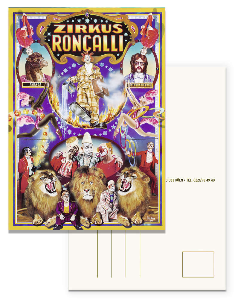 Postcard: Roncalli poster 1975