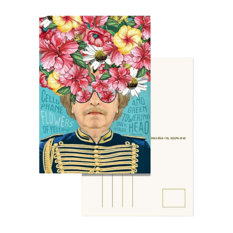 Postkarte: Bernhard Paul Flowers